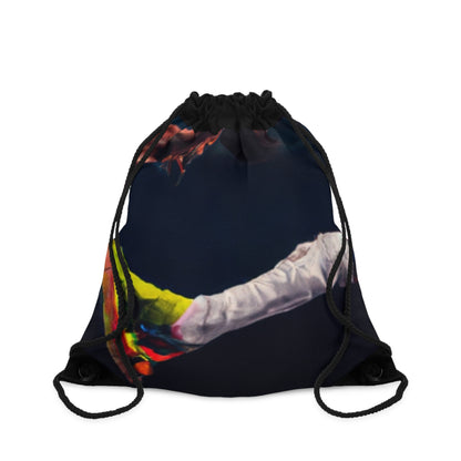 "Athletic Artistry: Capturing the Moment" - Go Plus Drawstring Bag
