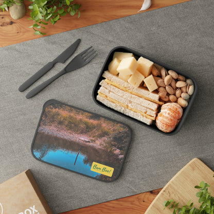"An Ode to Nature: A Masterpiece of Handcrafted Natural Beauty" - Bam Boo! Lifestyle Eco-friendly PLA Bento Box with Band and Utensils