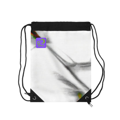 "Capturing the Thrill of the Game: Speed and Motion Art" - Go Plus Drawstring Bag