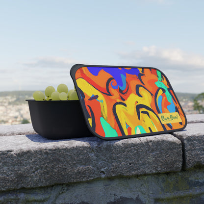 "Unified Artistry" - Bam Boo! Lifestyle Eco-friendly PLA Bento Box with Band and Utensils