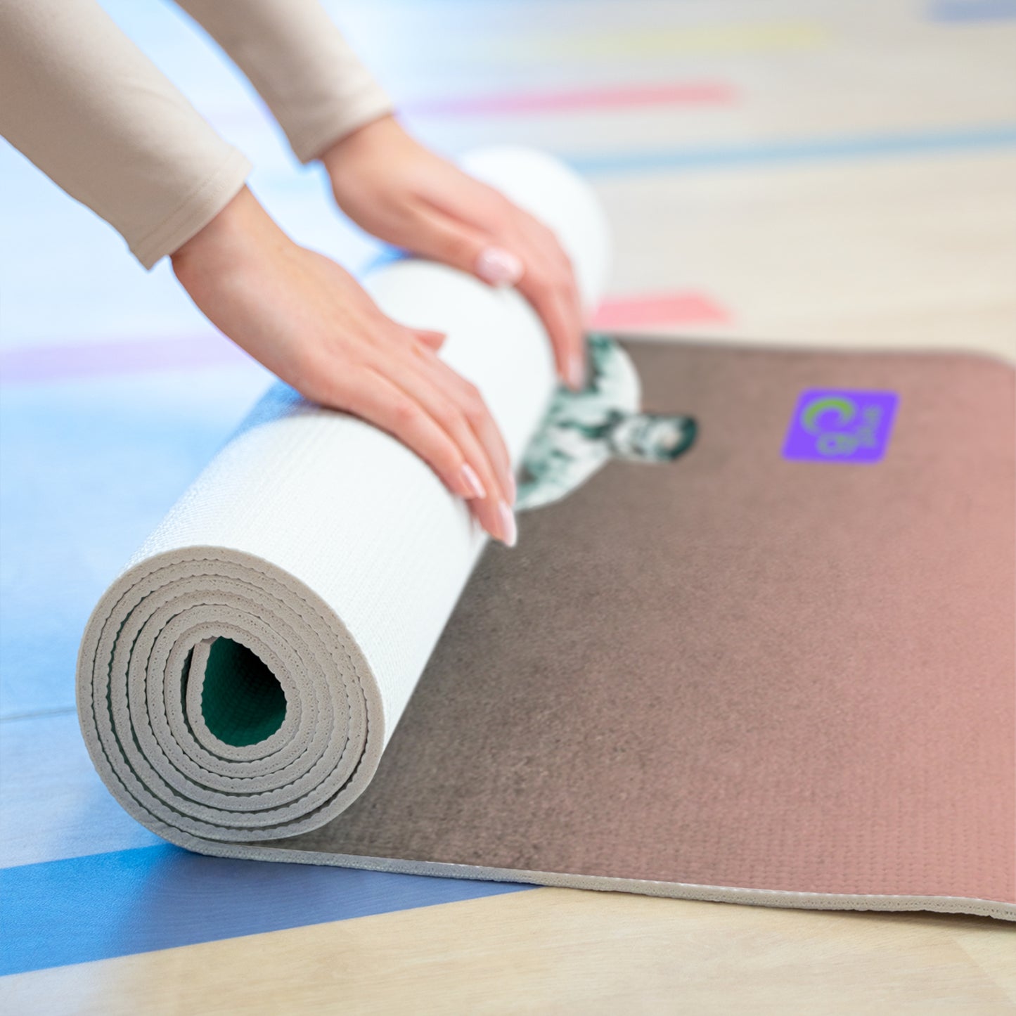 "Uncorked Glory: A Dynamic Vision of Sports History" - Go Plus Foam Yoga Mat