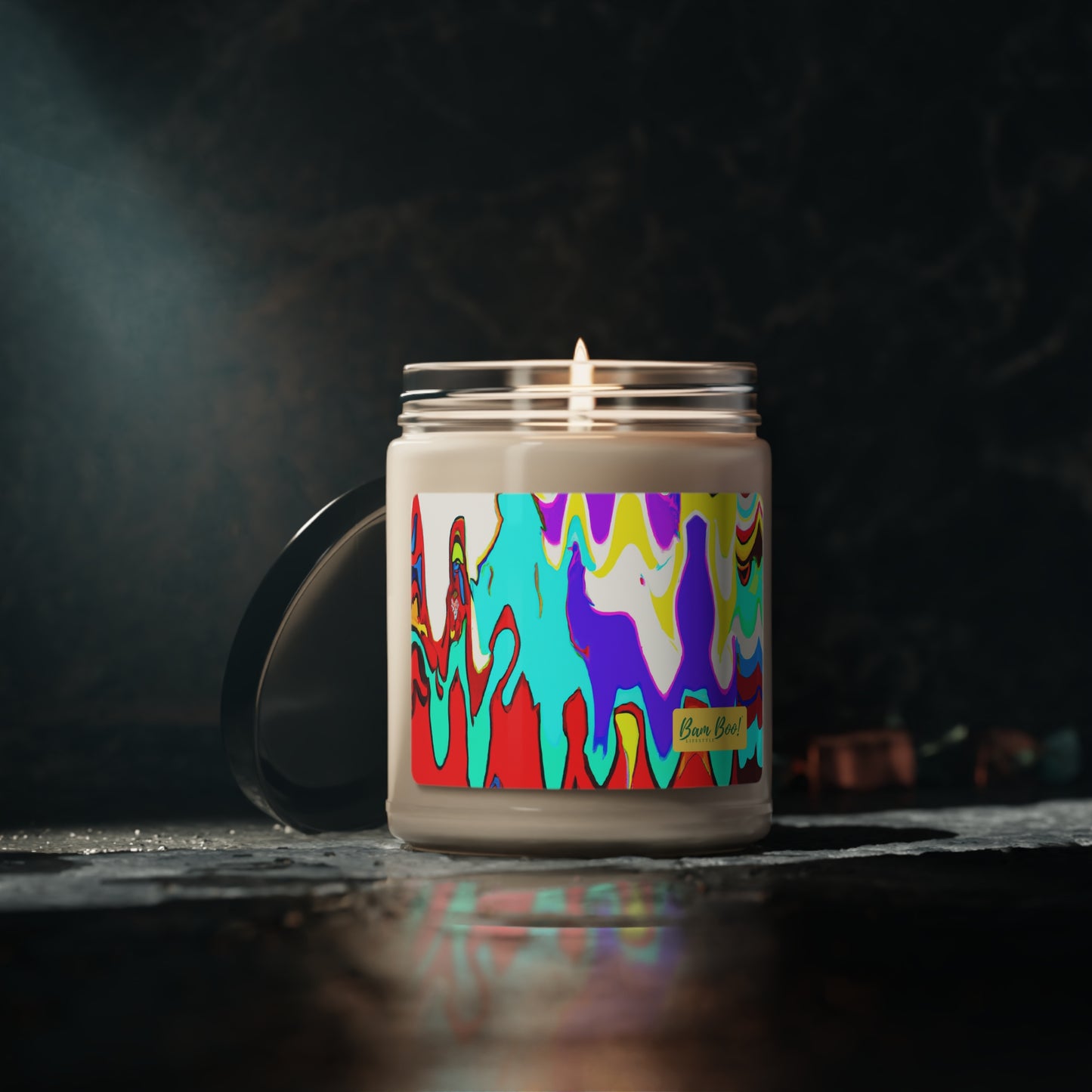"A Burst of Colors: Reflecting on Life's Perspective" - Bam Boo! Lifestyle Eco-friendly Soy Candle