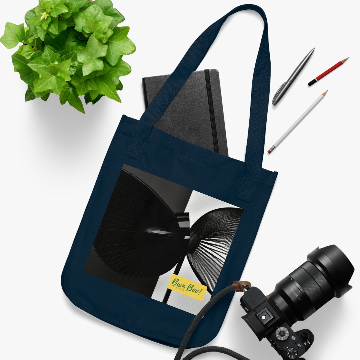 "Illuminating the Ordinary: A Vision of the Familiar in Light and Form" - Bam Boo! Lifestyle Eco-friendly Tote Bag