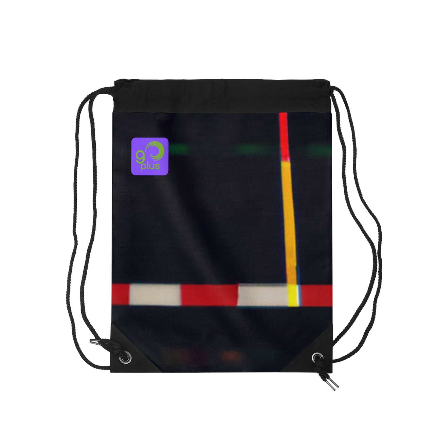 "Athletic Artistry: Capturing the Moment" - Go Plus Drawstring Bag