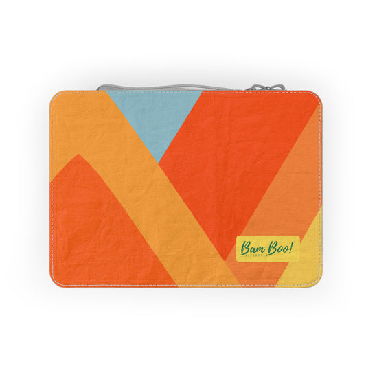 "A Splash of Contrasting Colors" - Bam Boo! Lifestyle Eco-friendly Paper Lunch Bag