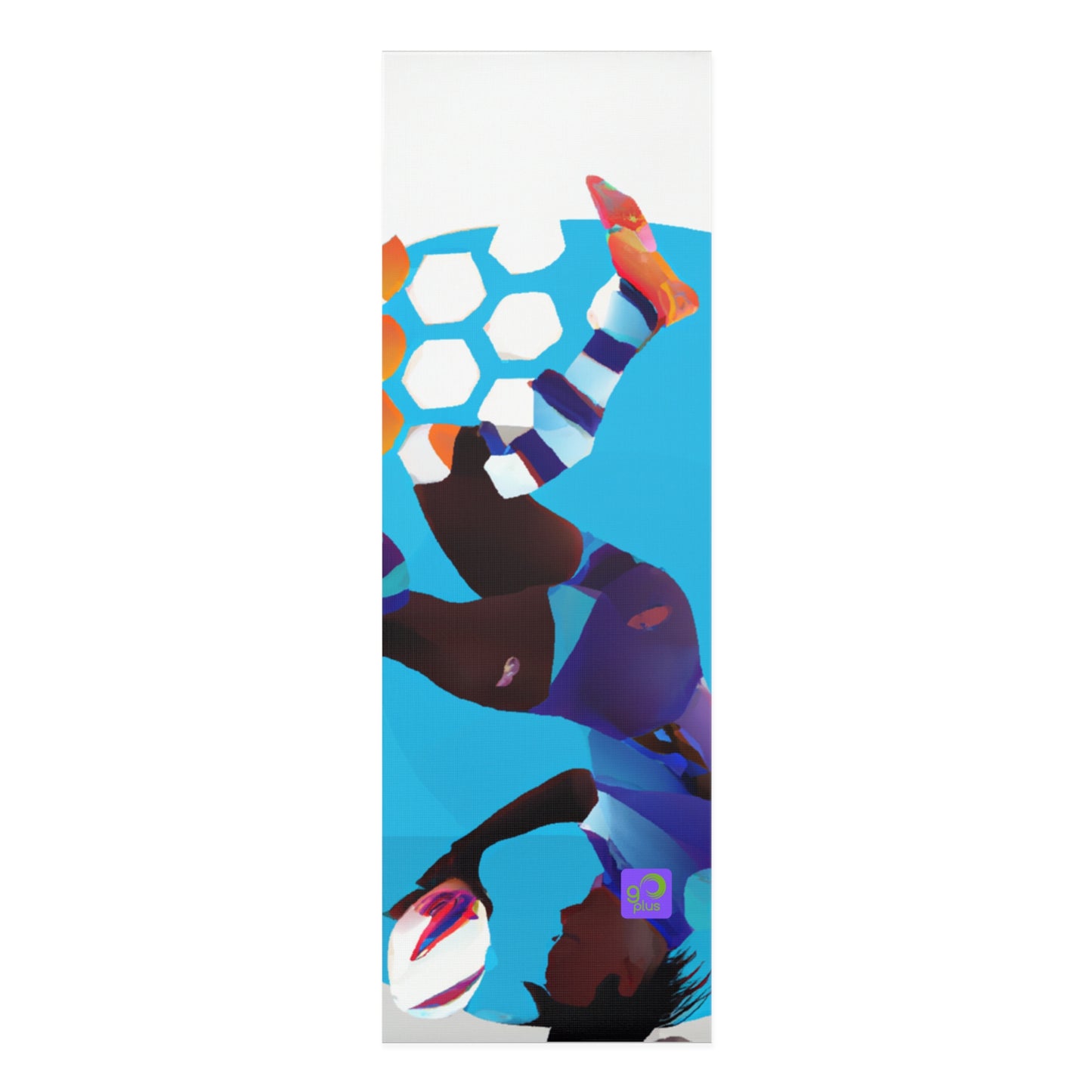 "Dynamic Sports Fusion Art" - Go Plus Foam Yoga Mat
