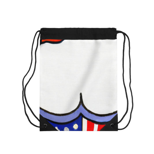 "Unstoppable Glory: Capturing the Power of Sports" - Go Plus Drawstring Bag