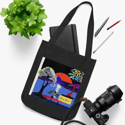"Inner Oasis: A Home-Grown Landscape of Tranquility" - Bam Boo! Lifestyle Eco-friendly Tote Bag
