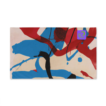 "Dynamic Sports Artistry Unleashed" - Go Plus Hand towel