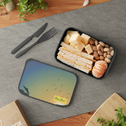 "Nature's Splendour: Crafting Art from Local Elements" - Bam Boo! Lifestyle Eco-friendly PLA Bento Box with Band and Utensils