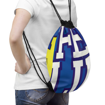 The Thrill of the Game: A Dynamic Visual of a Sporting Event - Go Plus Drawstring Bag