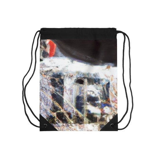 Capturing Movement, Energy, and Power: A Sports Art Project - Go Plus Drawstring Bag