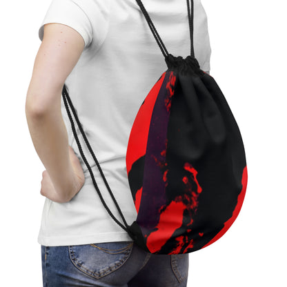 "Spectacular Movement: A Abstract In-Motion Artwork" - Go Plus Drawstring Bag