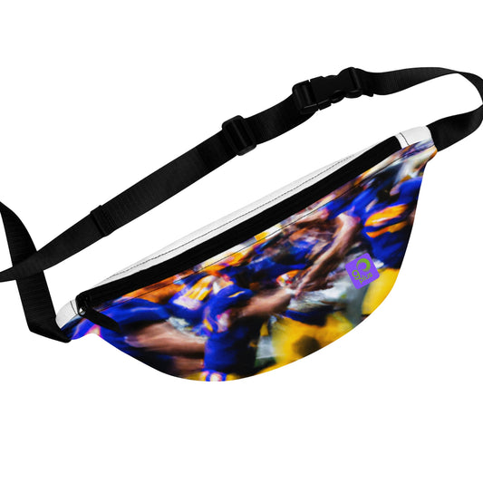 "Explosive Exhilaration: A Geometric Expression of Sporting Energies" - Go Plus Fanny Pack
