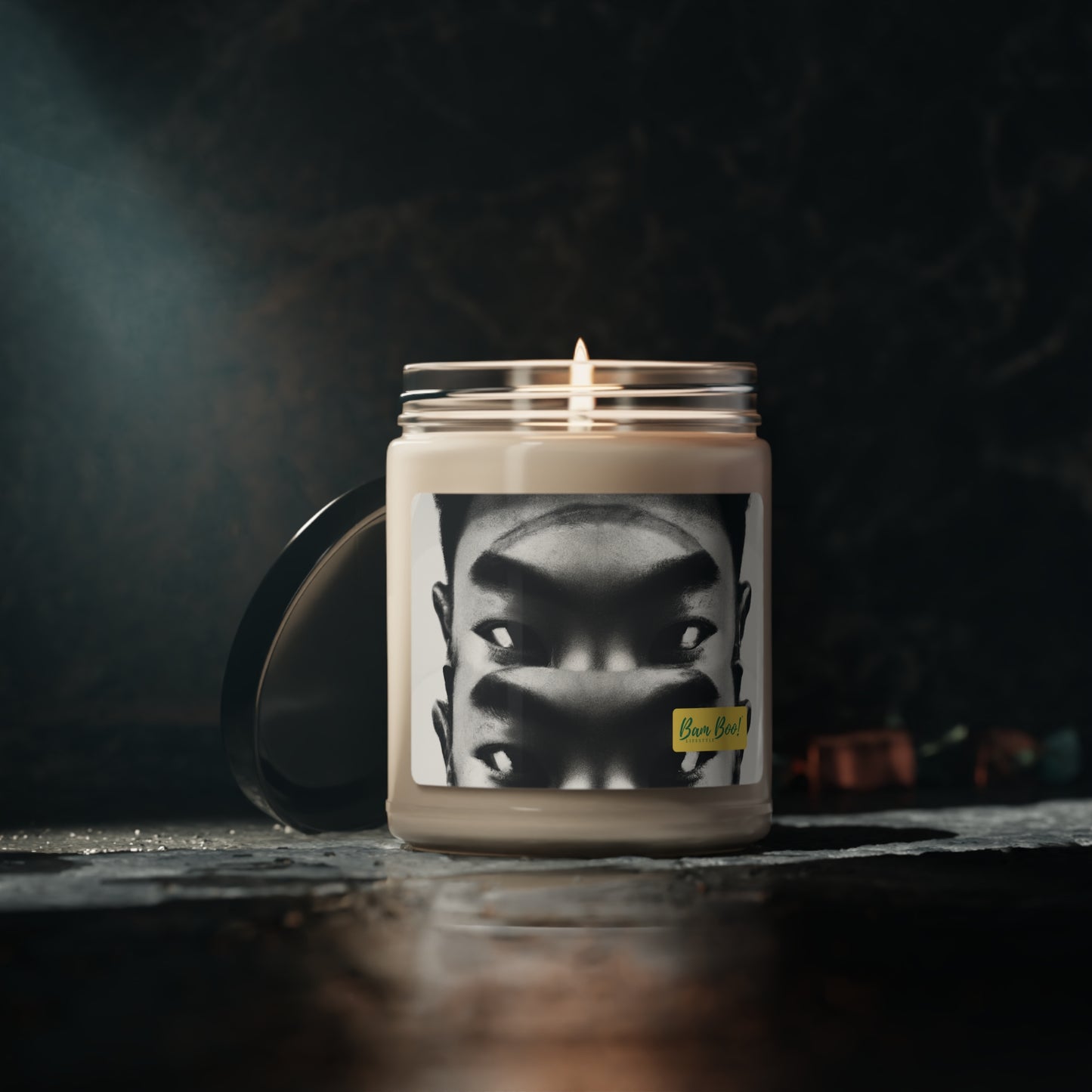 "Asymetric Self-Portrait" - Bam Boo! Lifestyle Eco-friendly Soy Candle