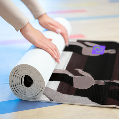 "The Rush of Victory: Exploring the Thrill of Competition Through Art" - Go Plus Foam Yoga Mat