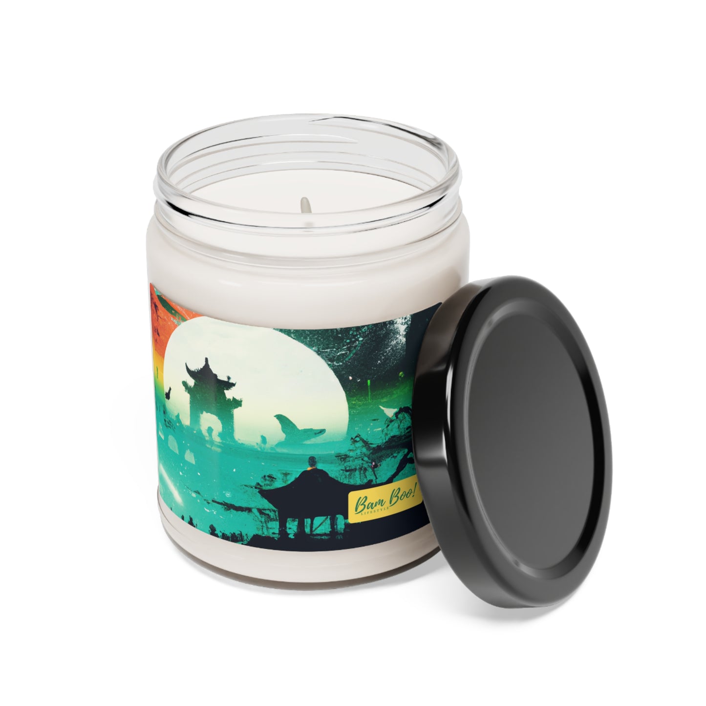 "Vibrant Fusion: Exploring Geometric Photography" - Bam Boo! Lifestyle Eco-friendly Soy Candle