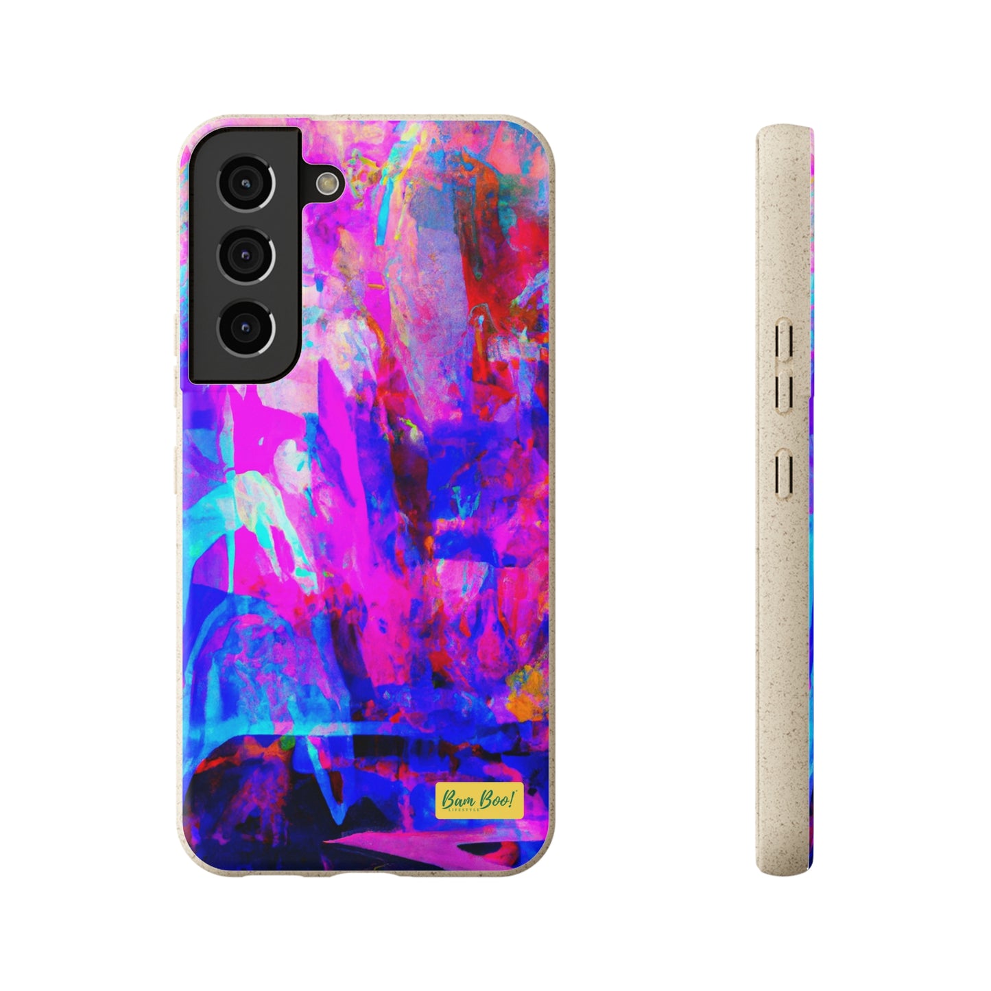 "Abstract Expressionism: Exploring Color and Texture" - Bam Boo! Lifestyle Eco-friendly Cases
