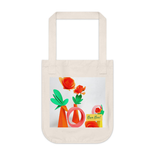 "A Fresh Look: Bold Artistry Reimagining the Familiar" - Bam Boo! Lifestyle Eco-friendly Tote Bag