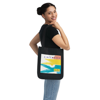 "3 Primary Colors, 1 Memory: A Colorful Reflection" - Bam Boo! Lifestyle Eco-friendly Tote Bag