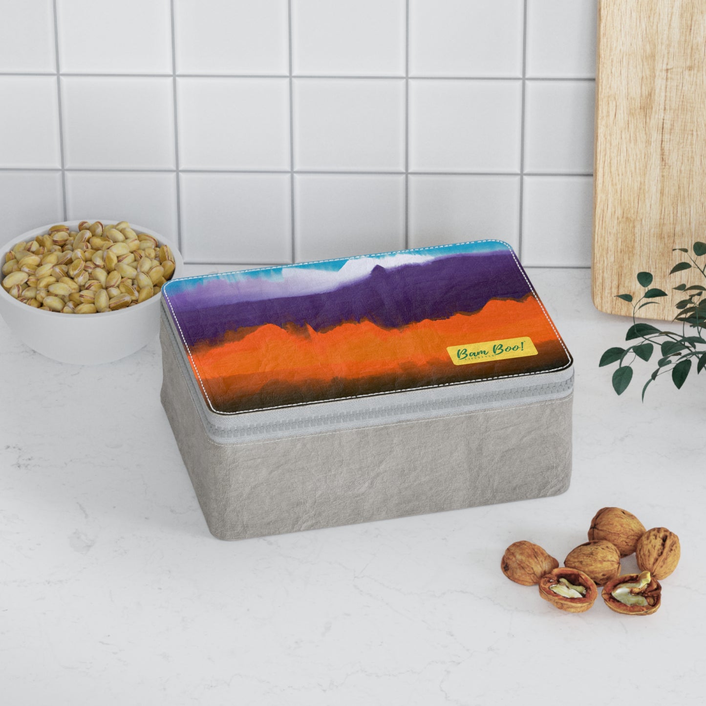 "Nature's Splendorous Mosaic" - Bam Boo! Lifestyle Eco-friendly Paper Lunch Bag