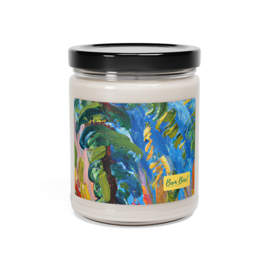 "Joyful Nature: An Abstract Painting" - Bam Boo! Lifestyle Eco-friendly Soy Candle
