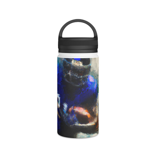 "Athletic Action in Art: Capturing Your Favorite Team or Athlete in Motion" - Go Plus Stainless Steel Water Bottle, Handle Lid