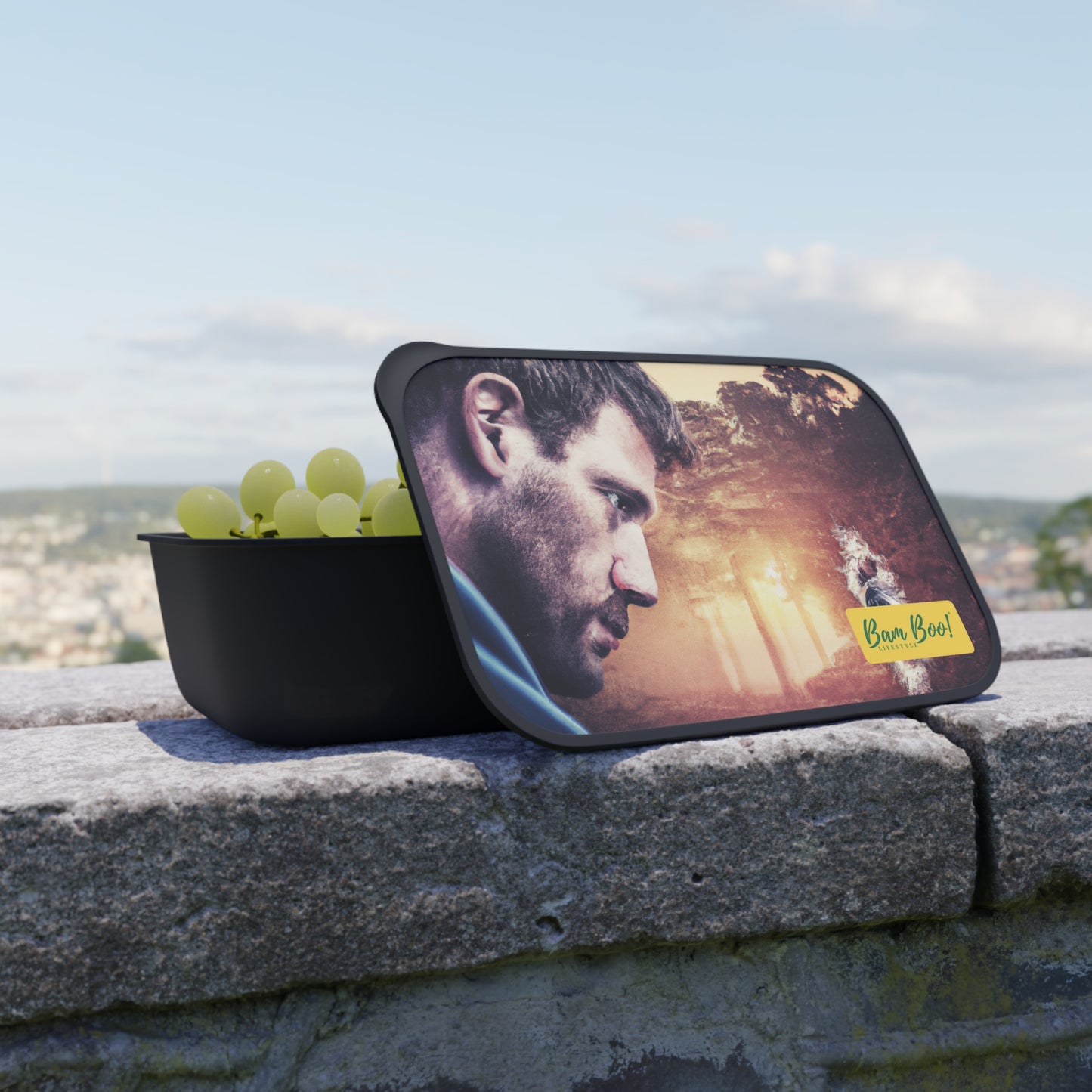 "A Reflection of Identity: Crafting a Surreal Self-Portrait" - Bam Boo! Lifestyle Eco-friendly PLA Bento Box with Band and Utensils