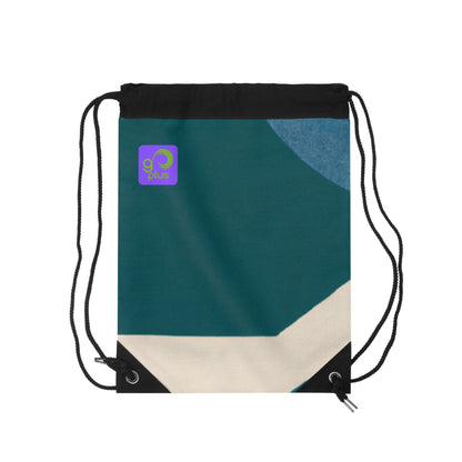 "Sports in Motion: Brightly Blended Art from the Field" - Go Plus Drawstring Bag