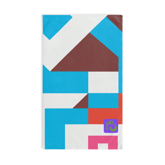 The Art of Sport and Motion: Geometric Exploration - Go Plus Hand towel