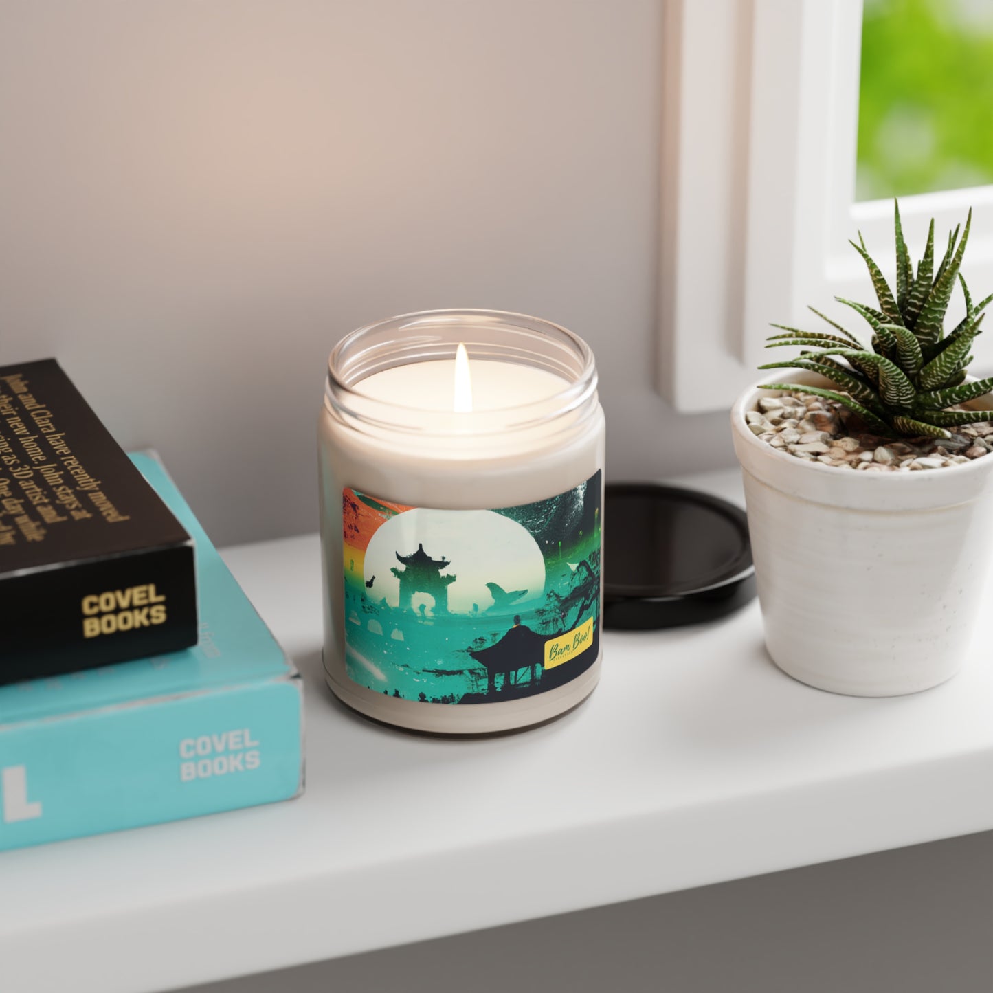 "Vibrant Fusion: Exploring Geometric Photography" - Bam Boo! Lifestyle Eco-friendly Soy Candle