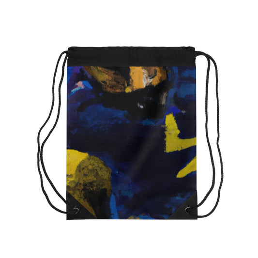 "A Captured Moment of Sporting Energy and Beauty" - Go Plus Drawstring Bag
