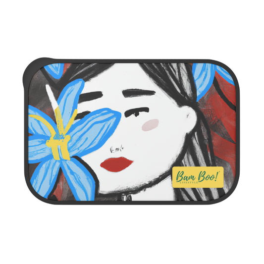 "An Autobiographical Portrait: Exploring My Identity and Heritage." - Bam Boo! Lifestyle Eco-friendly PLA Bento Box with Band and Utensils