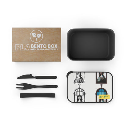 "I AM: An Artistic Fusion of Me" - Bam Boo! Lifestyle Eco-friendly PLA Bento Box with Band and Utensils