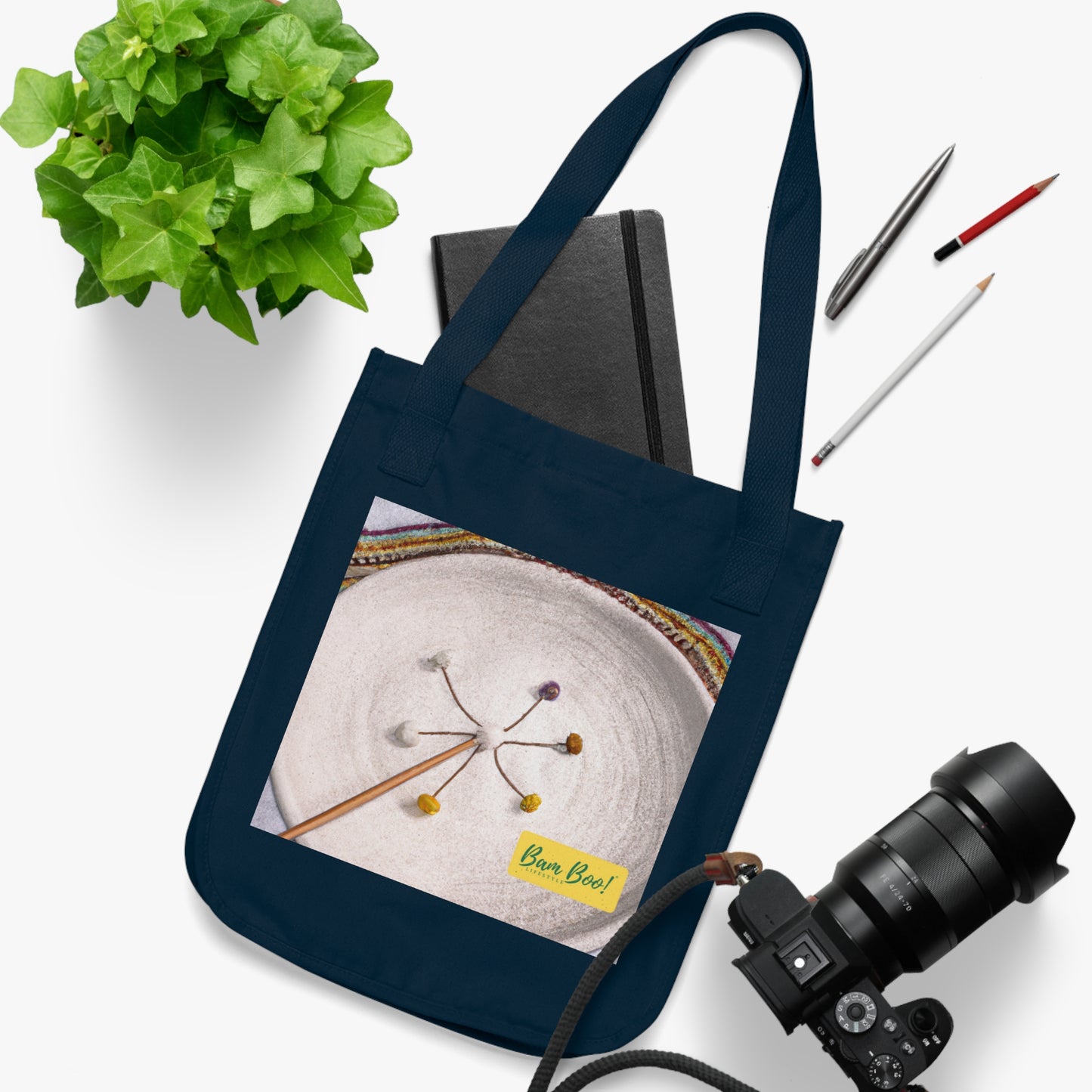 "Nature's Intertwined Form: Exploring the Beauty of Earth Through Photography and Painting" - Bam Boo! Lifestyle Eco-friendly Tote Bag