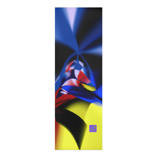 "The Motion & Intensity of the Sporting Event: An Abstract Image" - Go Plus Foam Yoga Mat