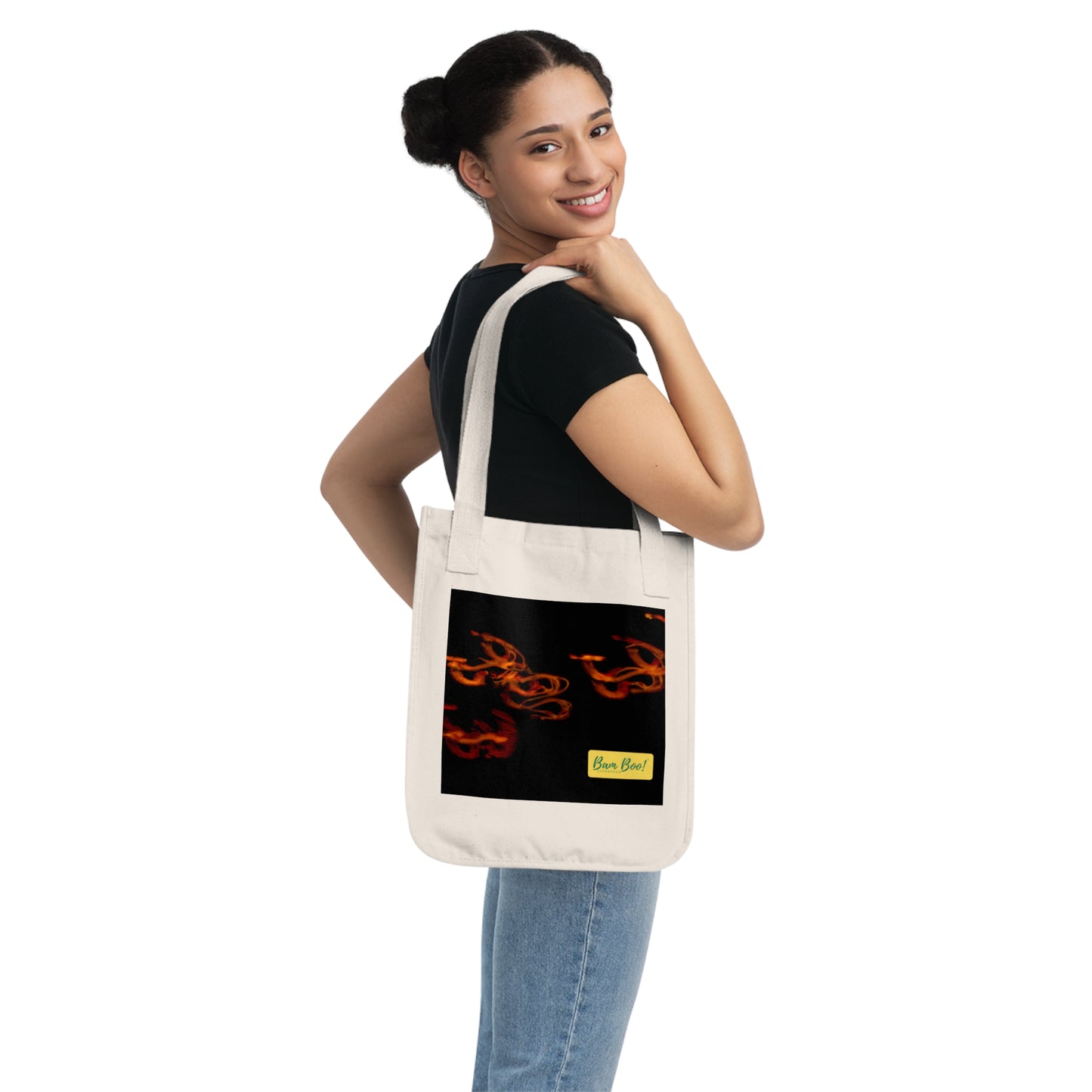 "Abstract Lightscapes" - Bam Boo! Lifestyle Eco-friendly Tote Bag