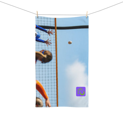 "The Perfect Frame: A Still Image of Athletic Perfection" - Go Plus Hand towel
