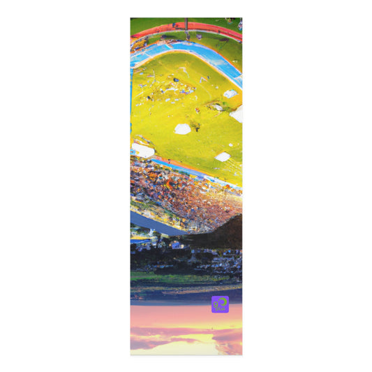 "Dynamic Gameplay in Art: Capturing the Energy and Movement of Sports" - Go Plus Foam Yoga Mat