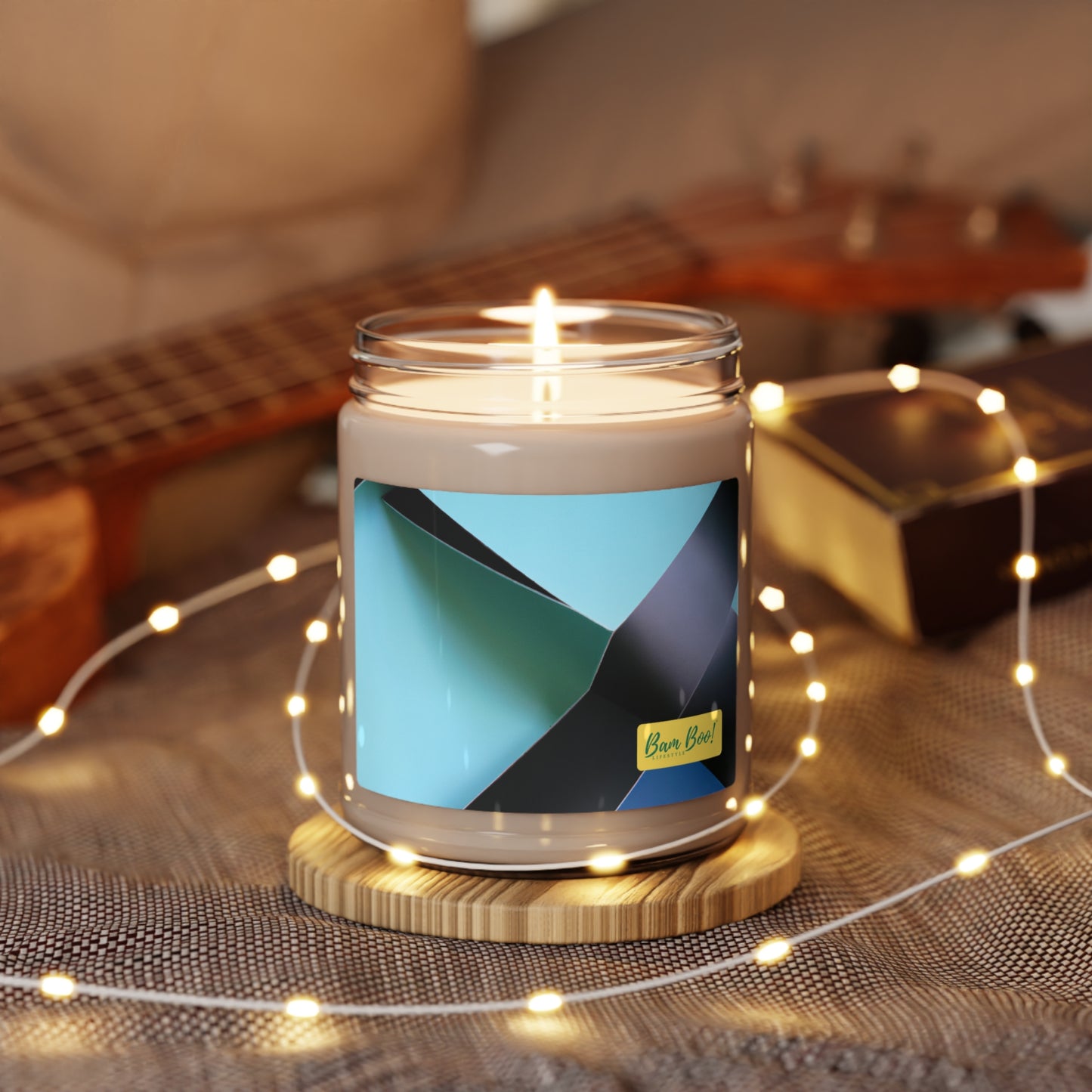 "A Colorful Geometric Ode to Everyday Beauty" - Bam Boo! Lifestyle Eco-friendly Soy Candle