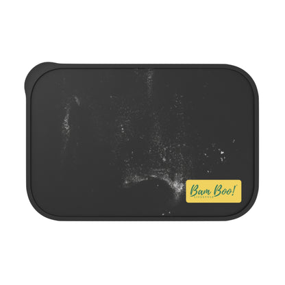 "Shades of Emotion: Exploring the Binary Nature of Light and Dark" - Bam Boo! Lifestyle Eco-friendly PLA Bento Box with Band and Utensils