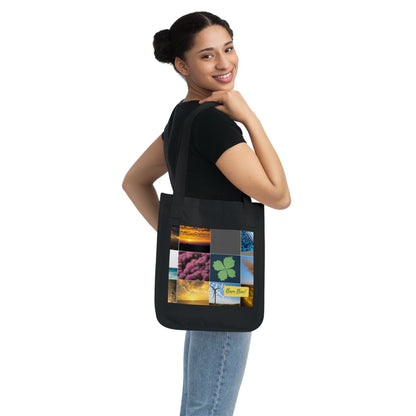 "The Elements of Nature Collage: Celebrating the Splendor of Our World" - Bam Boo! Lifestyle Eco-friendly Tote Bag
