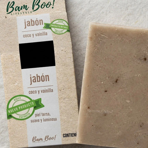 Jabón Coco Y Vainilla 100 Gr Bam Boo! Lifestyle