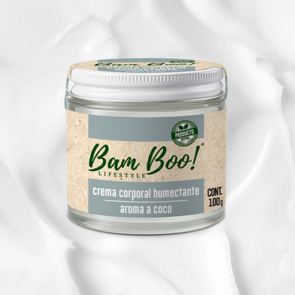 Coconut Aroma Natural Moisturizing Cream for Face and Body 100 g Bam Boo! Lifestyle