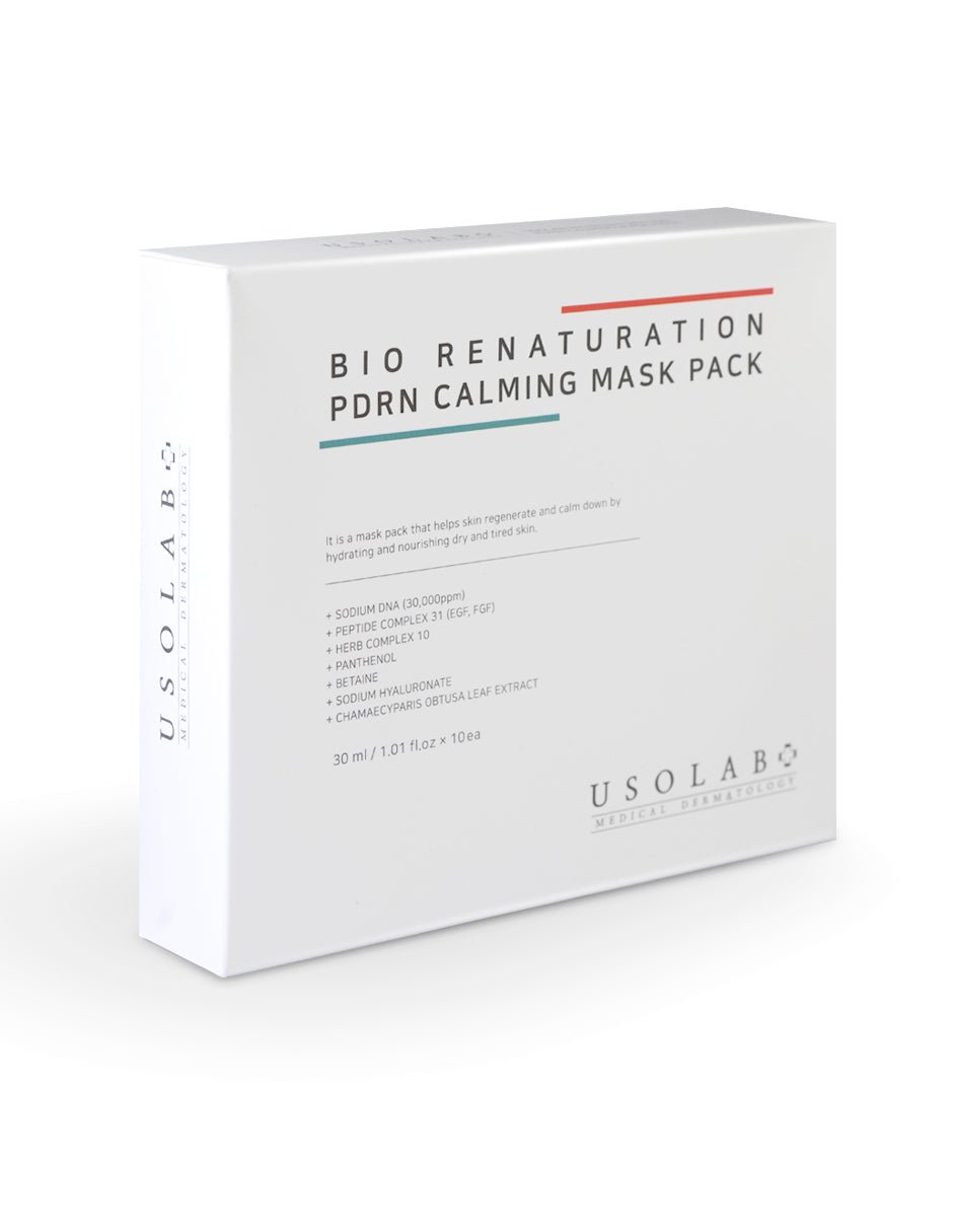 Mascarilla Facial de USOLAB Bio Renaturation PDRN Calming Mask