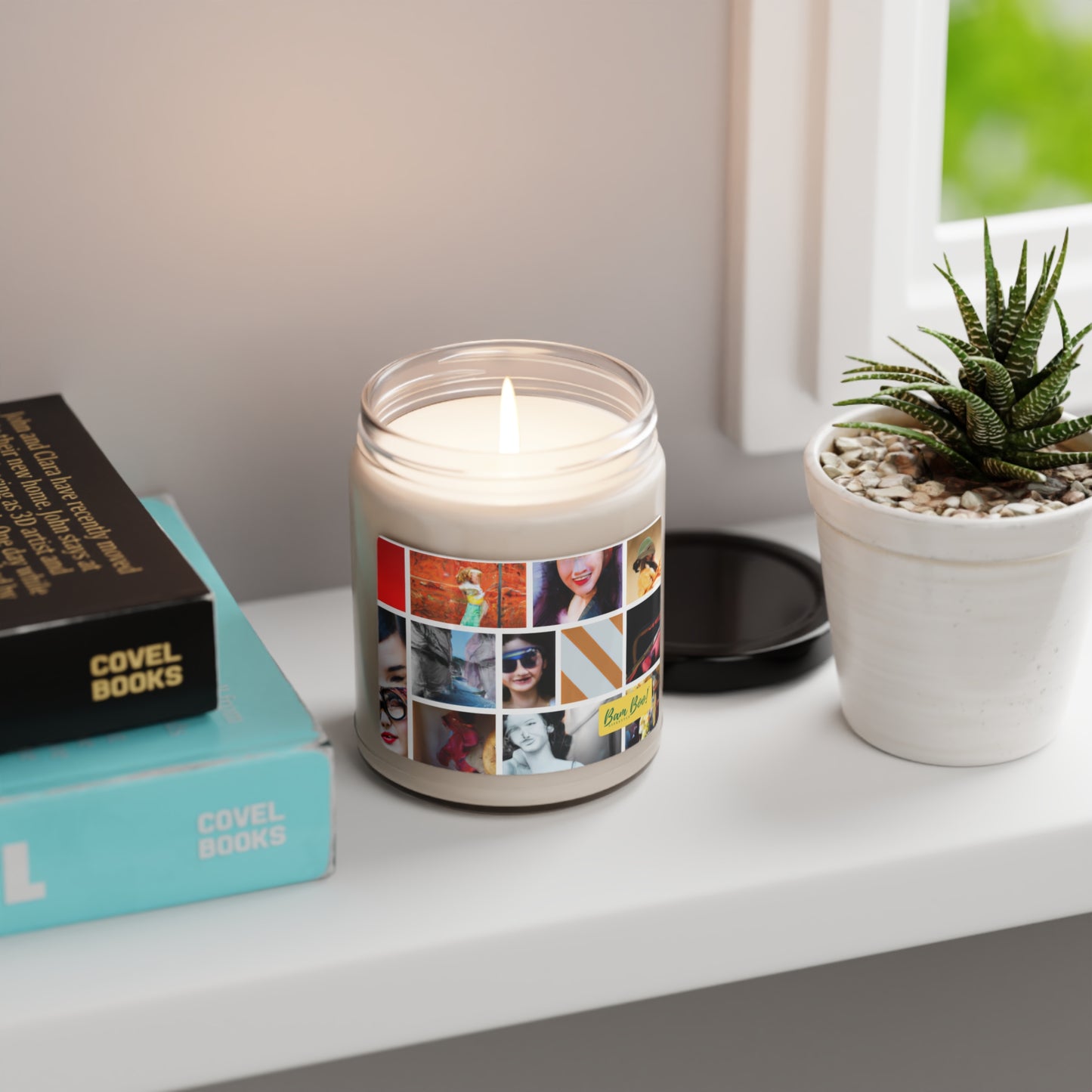 "My Reflection Digital Collage" - Bam Boo! Lifestyle Eco-friendly Soy Candle