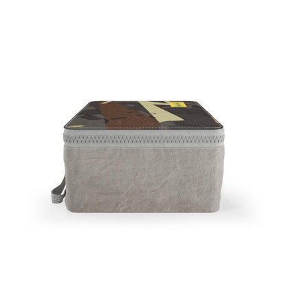 "Nature and Technology: An Abstract Exploration" - Bam Boo! Lifestyle Eco-friendly Paper Lunch Bag