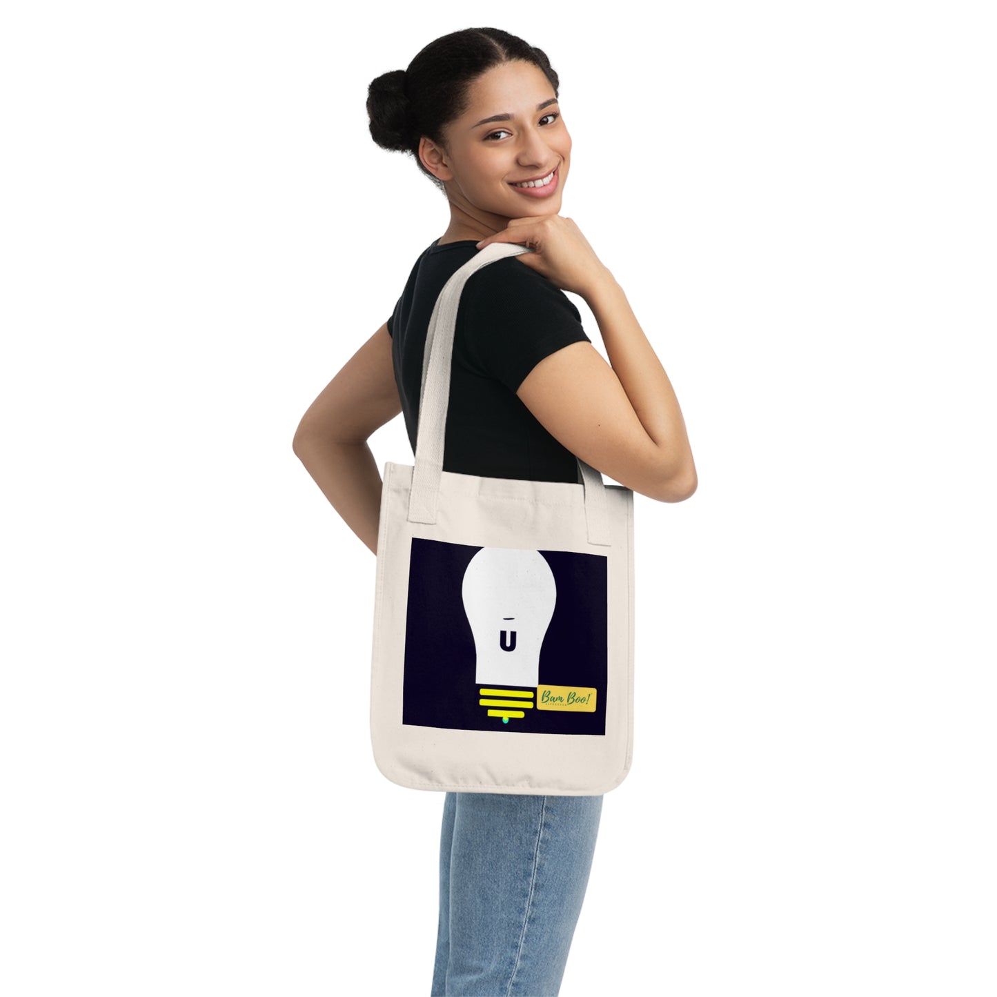 "A Captured Memory: An Interactive Artpiece" - Bam Boo! Lifestyle Eco-friendly Tote Bag