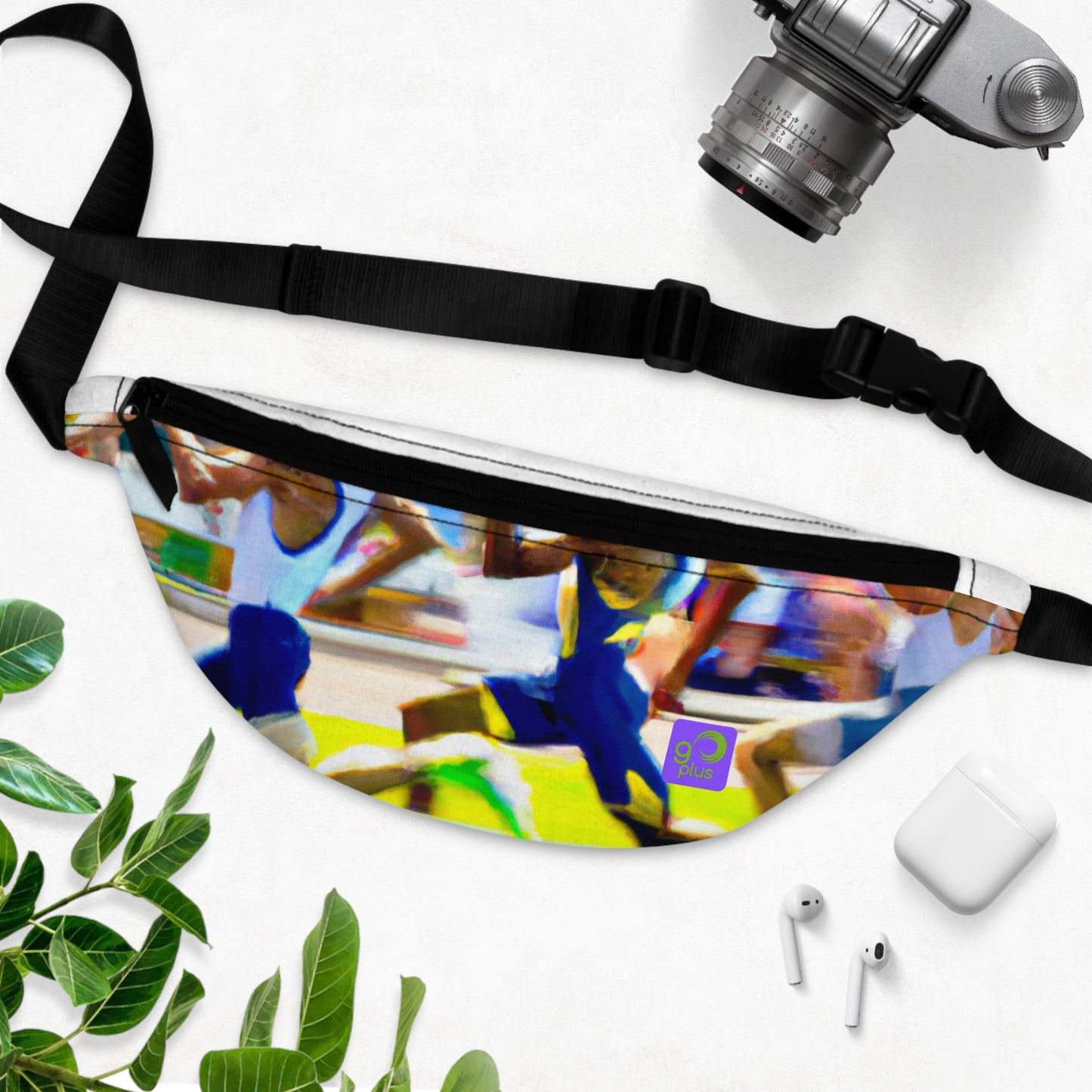 "Power and Motion: Capturing the Vitality of Athletics Through Dynamic Imaging" - Go Plus Fanny Pack