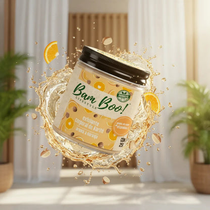 🍊 Exfoliante Corporal de Karité Aroma a Naranja 250 g | Bam Boo! Lifestyle